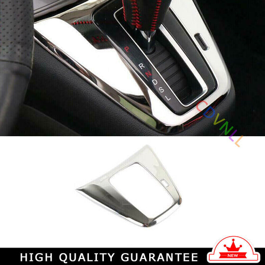 Console Gear Shift Frame Cover Trim 1X for Honda CRV CR-V 2012-2016 Chrome Steel