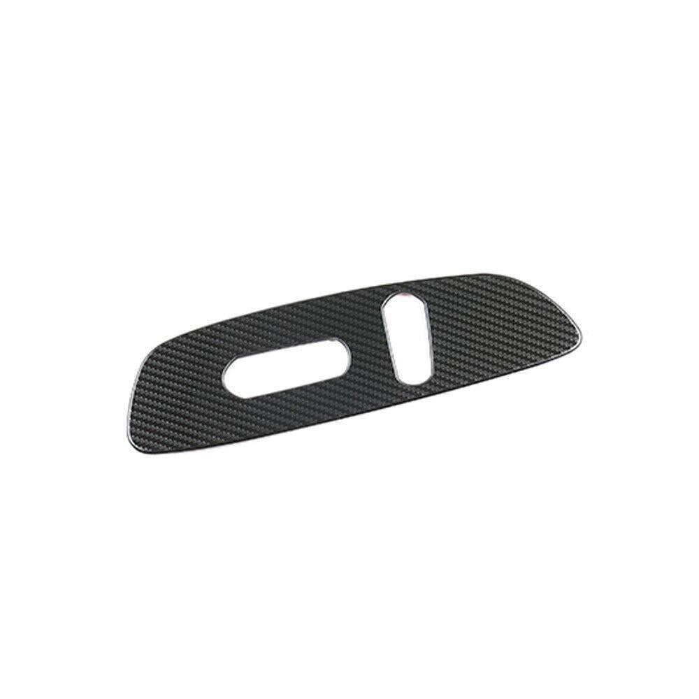 for Chevy Equinox 2018-2023 Carbon Fiber for Seat Button Handle Panel Cover Trim 1pc