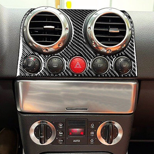 carbon fiber automotive air vent socket cover trim for Audi TT 8N 2001-2005-2006