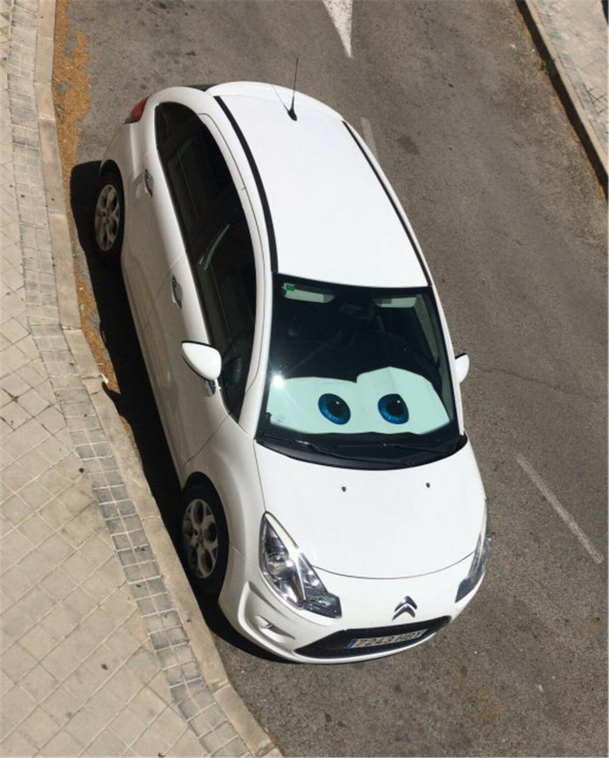 Cartoon Sunshade Auto Car Front Window Windshield Screen Cover 51in x 27in