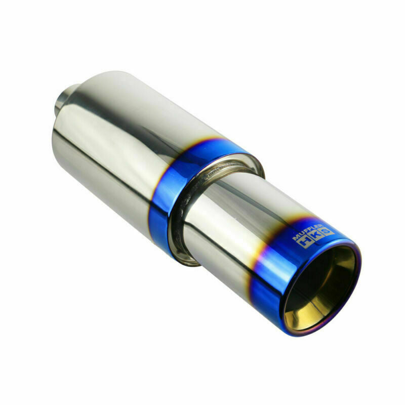 Exhaust Silencer 2 ID 4 OD High Flow 5 Body Exhaust Muffler 500mm long tip