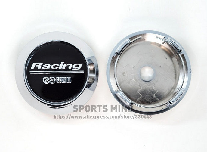 4x64 mm Volk Rays Chrome Wheel Center Hub Cap Rim Cap Decal Emblem Rim TE37- v