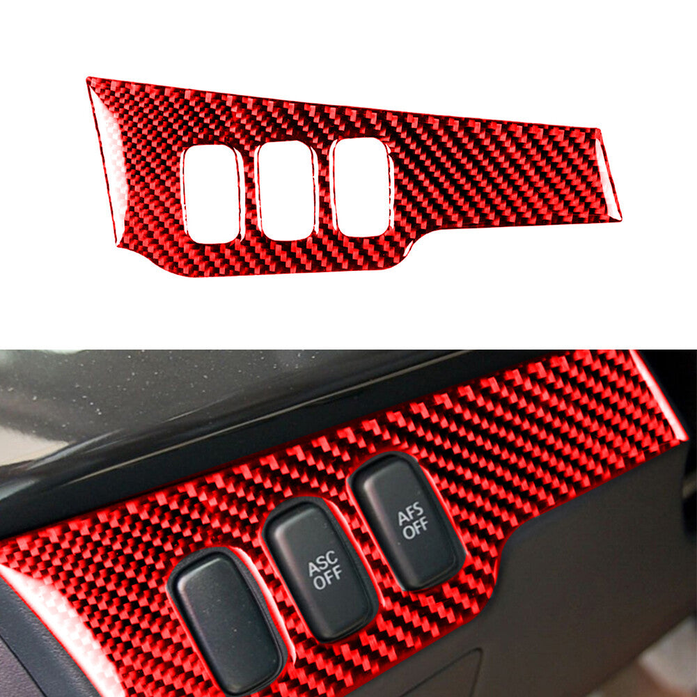 Carbon Fiber Windows Control Frame for Jeep for Wrangler Jl 2018+ Gladiator 2020+ v