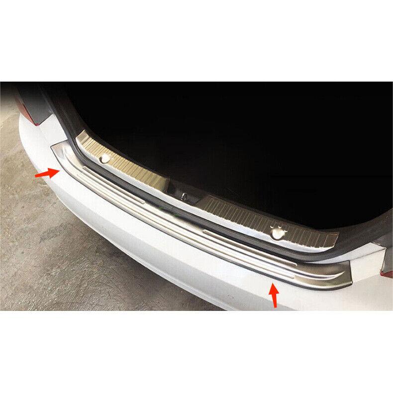for Hyundai Sonata 2011-14 Silver Steel Outer Rear Bumper Trunk Sill Guard Cover
