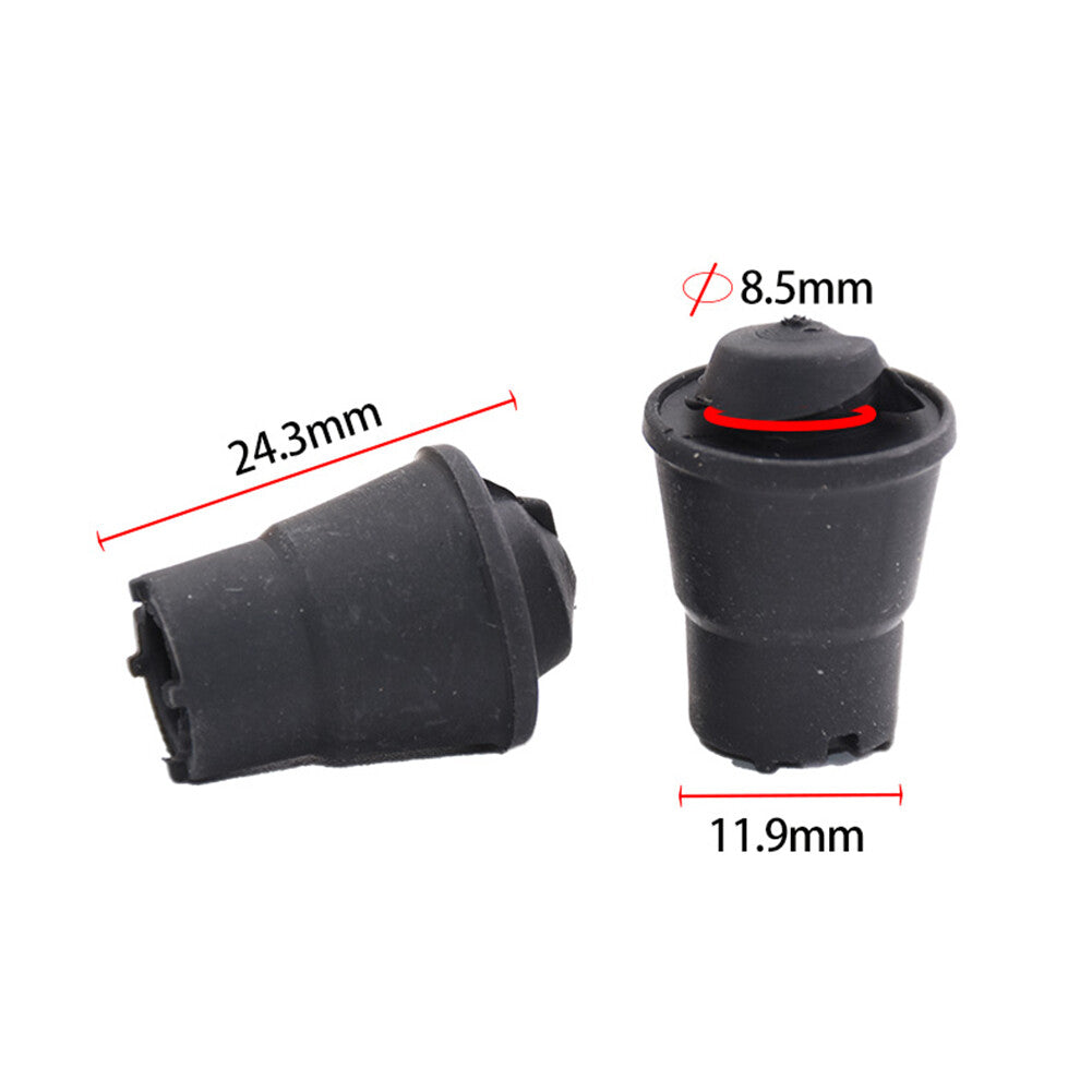 2 Pcs Car Rear Door Tailgate Rubber Stopper Buffer Dampers Clips for Toyota Q