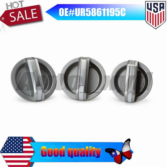 3PCS A/C Control Knob UR5861195C For PJ Ranger 2006-2008 2007 for Mazda BT50 XYD Q
