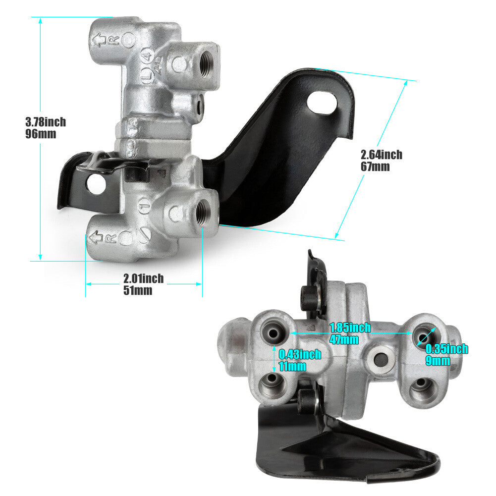 1x Brake Proportioning Valve 46210-SM4-A05 For 1993 for Honda Accord LX Coupe 2-Door v