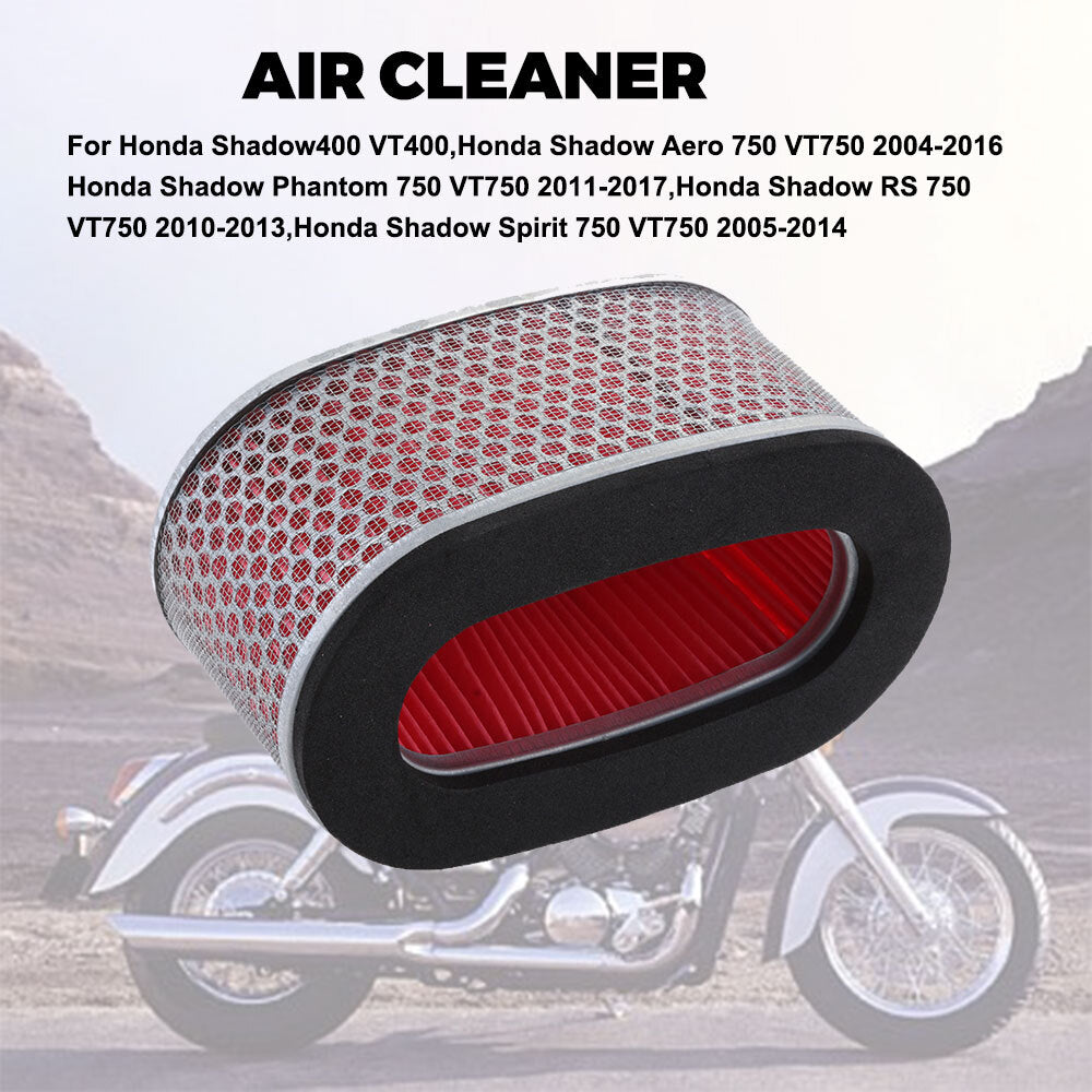 Air filter cleaner 17213-MBA-010 is suitable for Honda VT750, SHADOW 750, VT400, and SHADOW 400. n