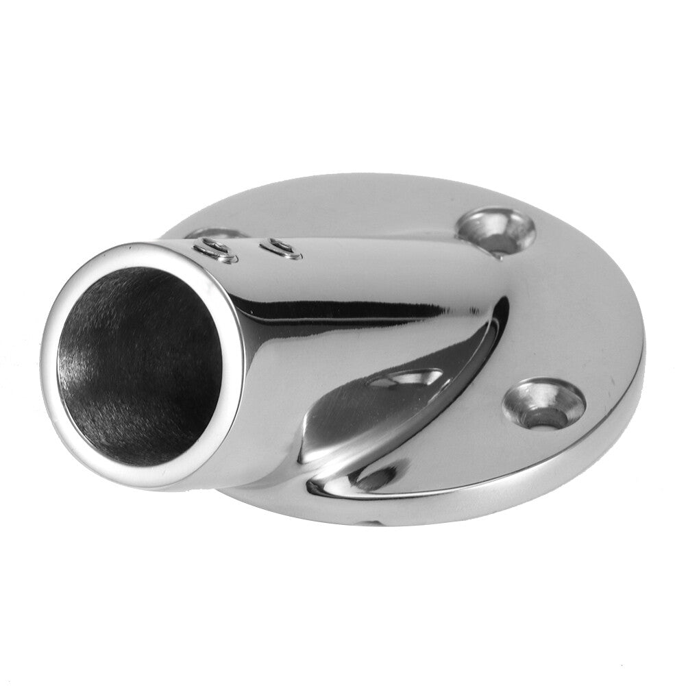 Hot 30 Degree Round Tube Base Hand Rail Railing Fitting 316 Stainless Steel