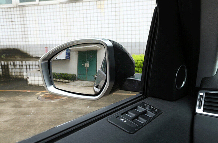 for Range Rover Evoque 2012-2025 Matte Silver Rear View Mirror Cap Frame Trim 2X