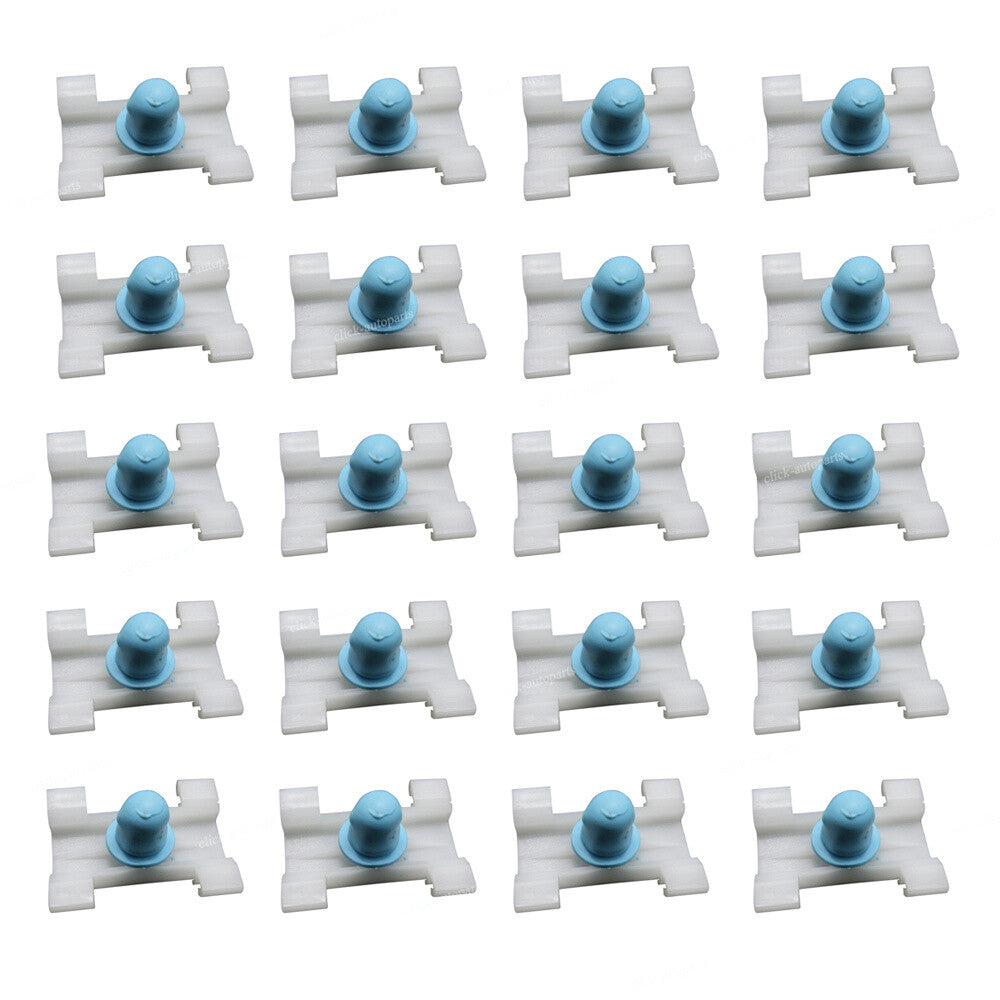 30X Door Fender Moulding Clips Retainers with Rubber Caps For E38 E39 528i 540i