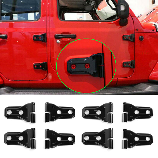 Black Door Hinge Cover for 2018-2023 for Jeep for Wrangler JL Unlimited Gladiator 4-Door