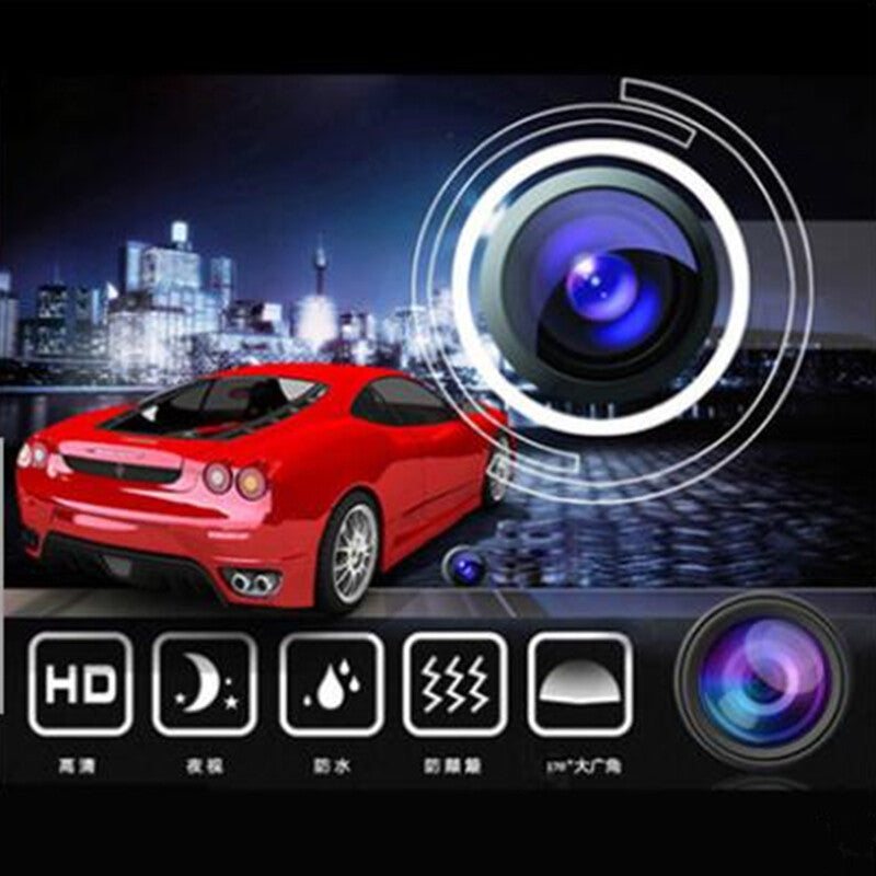 Car License Plate Rear View Reverse Camera Parking Assistance Waterproof CMOS