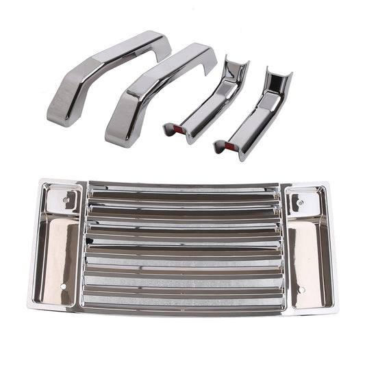 Suitable for 2003-2009 for Hummer H2 chrome hood deck ventilation grille with handle cover ( )
