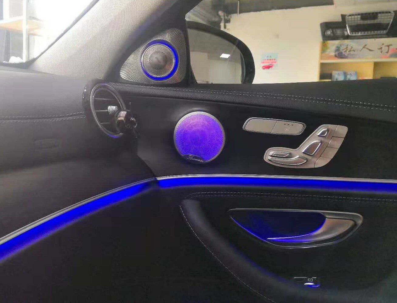 64 color Illuminated LED Ambient vent light for Mercedes W205 C GLC x253 15-2021 v