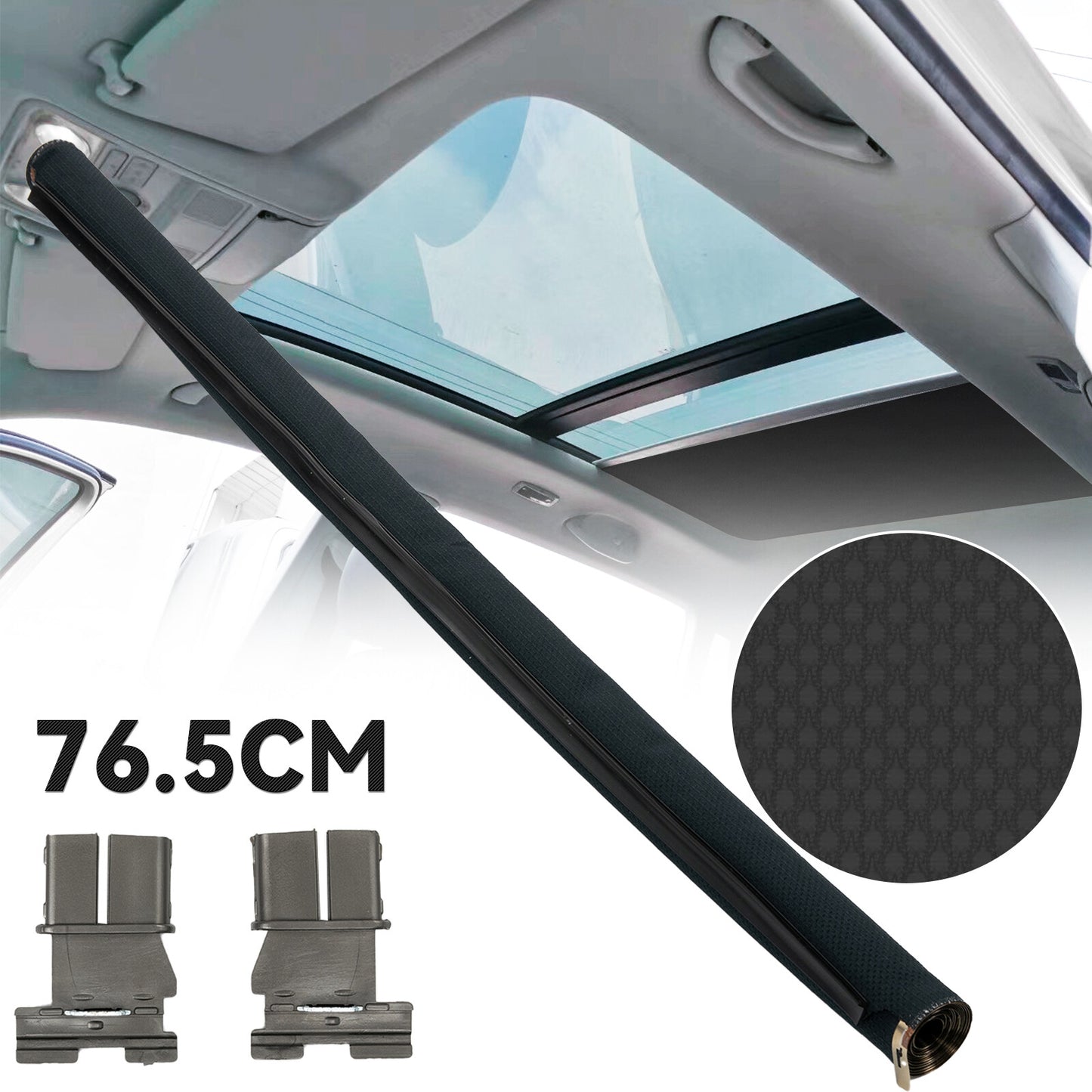 Black Sunroof Sunshade Cover Curtain for Audi Q5 2009 2010-2017 for VW for Golf for Jetta US