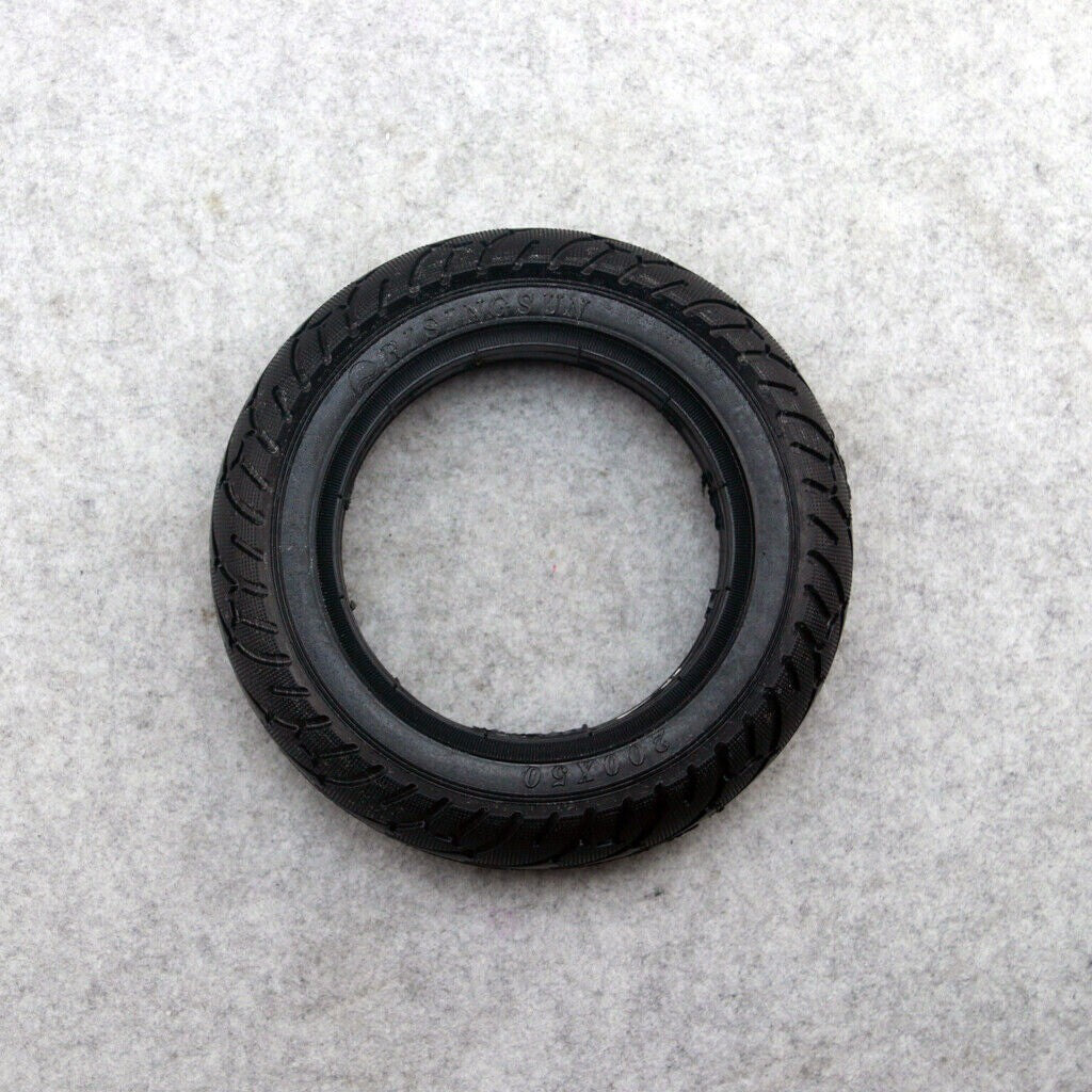 Motorcycle 200x50 Solid Tubeless Wheel Tire Razor Electric Scooter