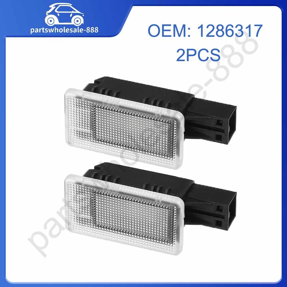 2Pcs Car LED Door Courtesy Footwell Lamp No.1286317 for Volvo S60 2011-2016