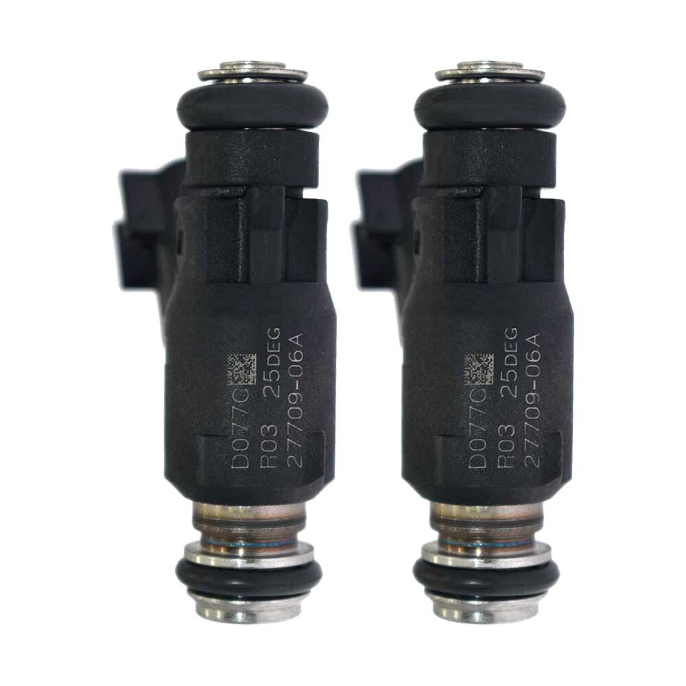 2x Fuel Injector for Harley Davidson Motorcycle 25 Degree Road King Street Glide Q