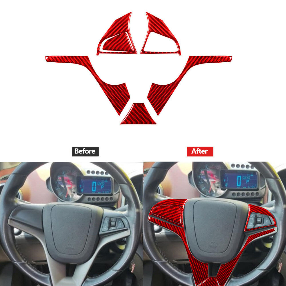 Car Carbon Fiber Window Switch Panel Cover Trim for Explorer 2013-2019 v
