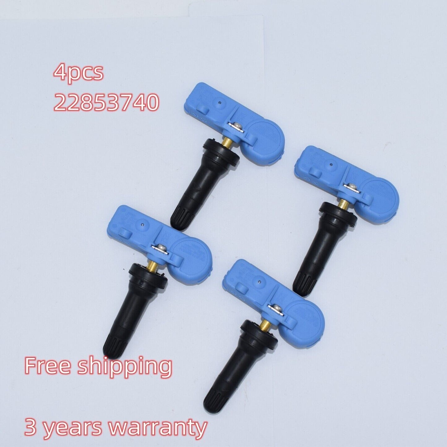 (4) new TPMS kit for tire pressure sensors 433MHz 22853740- n