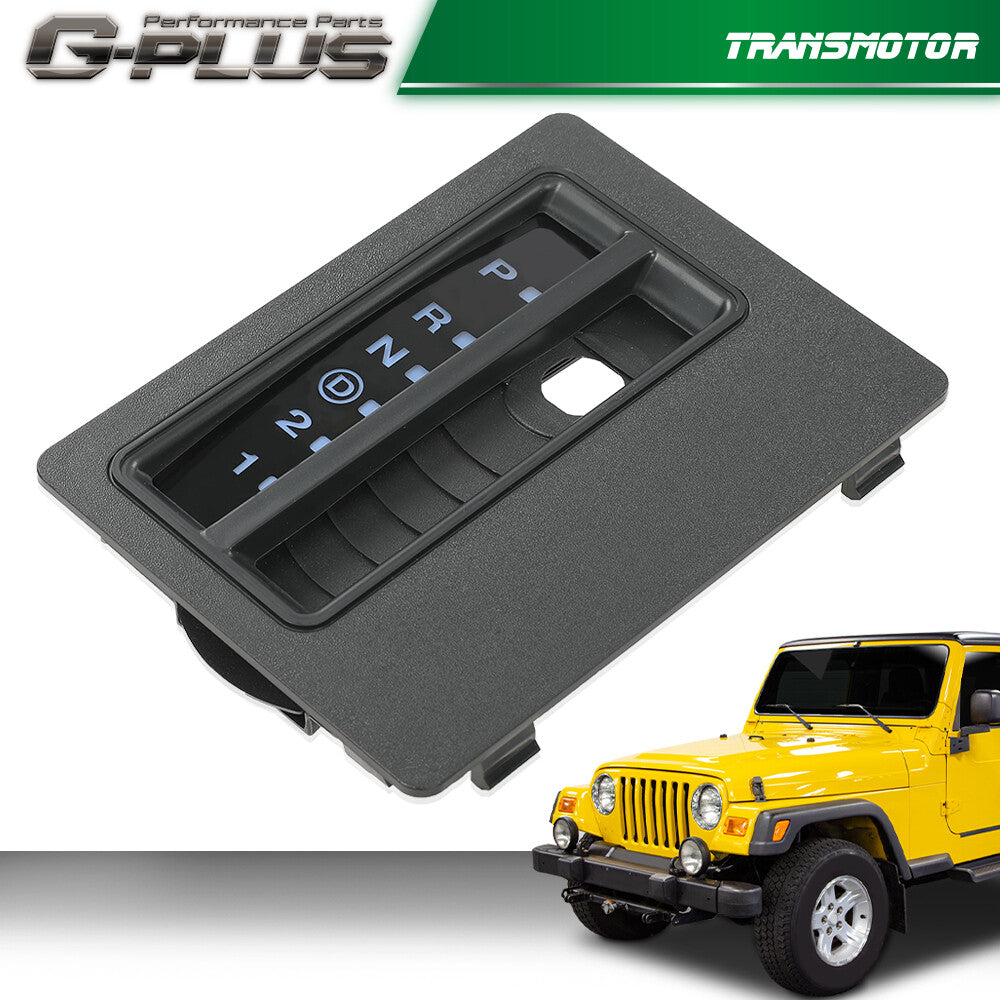 Automatic Floor Shift Indicator Bezel Trim Console Fits 97-06 for Jeep for Wrangler TJ - v