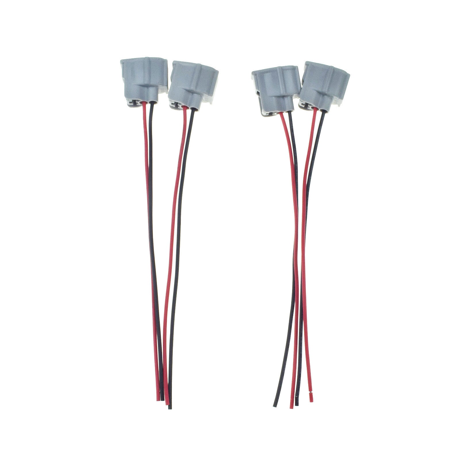 4 Pack Female Fuel Injector Connector Electrical Plug Wiring Harness for for Lexus - v