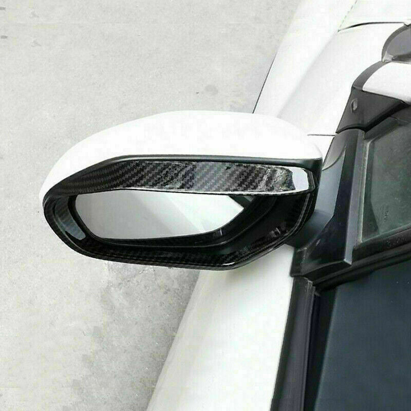 For 2018-2023 for Toyota for Camry Carbon Fiber Rearview Mirror Rain Eyebrow Frame Trims