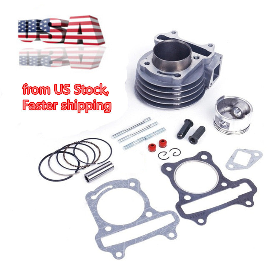 1Set 50mm Big Bore Cylinder kit for GY6 100cc 139QMB 139QMA Scooter Engine 4T Q