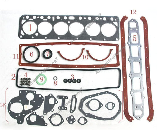 2F Engine Overhaul Gasket Kit for Toyota 4.2L for Land Cruiser FJ40 FJ43 Q