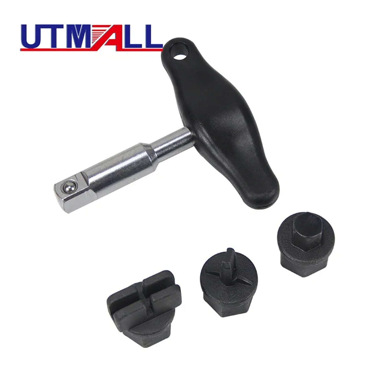 4-piece wrench kit for installing plastic drain plugs and bolts