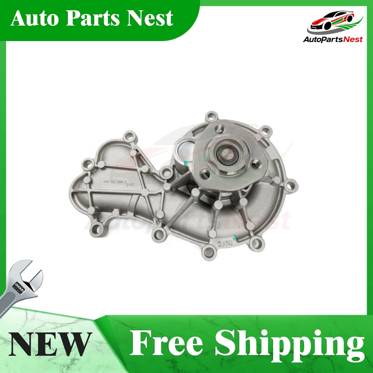 WATER PUMP FITS for VOLKSWAGEN TOUAREG TDI X LUX 3.0L 2013 2014 2015 2016 059121008J