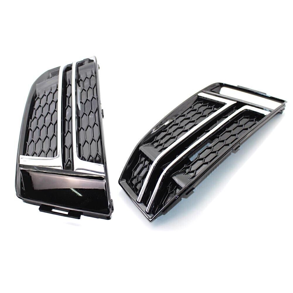 2x Front Bumper Lower Grille Grill 8W0807682F for Audi S4 A4 S-Line B9 2017 2018