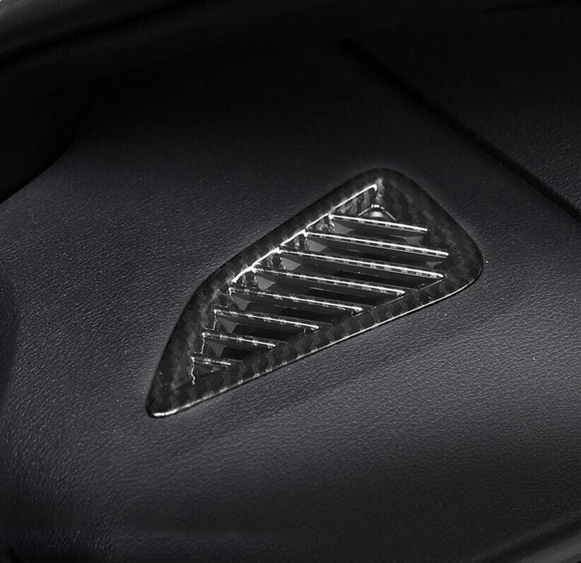 2-Pack Universa Black Hood Vent Louver Window Flow Cooling Air Panel Intake Cover- v