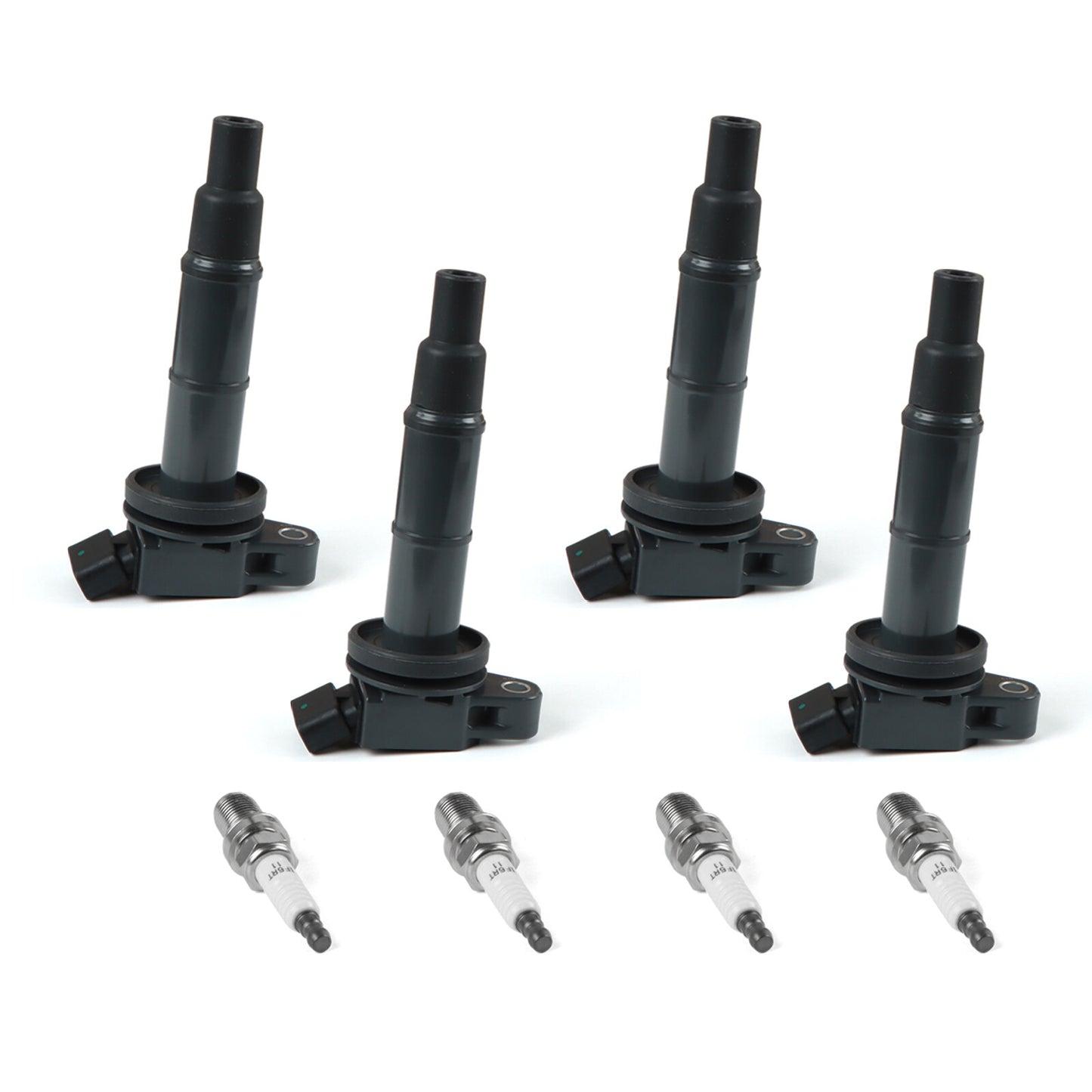 4Pcs Ignition Coil  Iridium Spark Plug Set for Lexus for Scion for Pontiac HS250h 2.4L