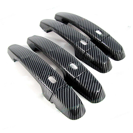 Carbon Fiber Covers Trim For 18-23 for Chevrolet Traverse SUV for Smart Side Door Handle