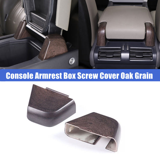 Console Armrest Box Screw Cover Oak Grain for Land Rover for Defender 2021-2024 B n