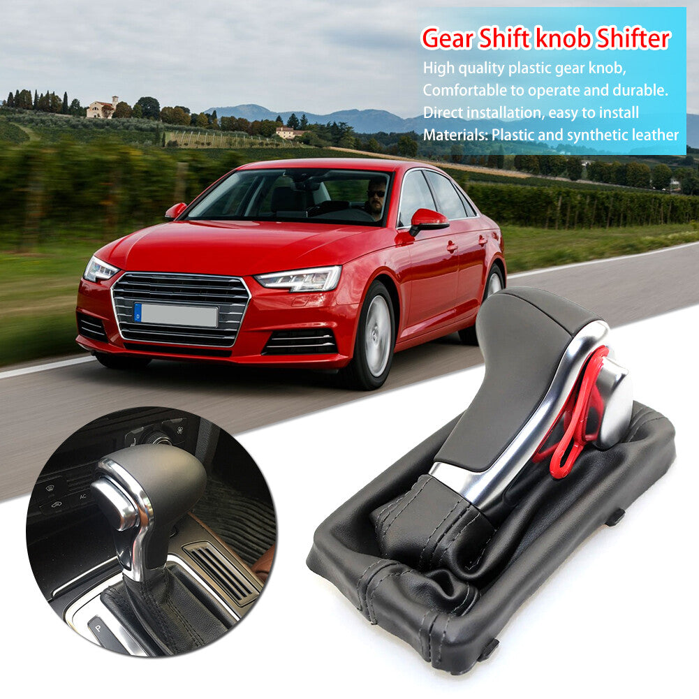 5 Speed Frame Gear Shift Knob Lever Shifter Gaiter Boot for Audi for A4 for A6 Q7 Q5 Q