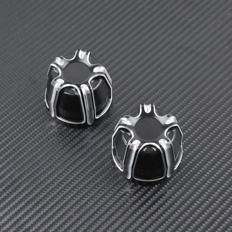 Motorcycle 29MM Front Axle Nut Cover Cap Fit for Harley Softail Dyna Touring Q