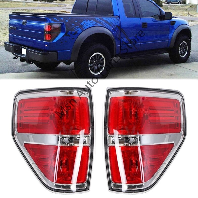 2Pcs Tail Light No Bulb for Ford F150 F-150 SVT Pickup 2009-2014 LHRH