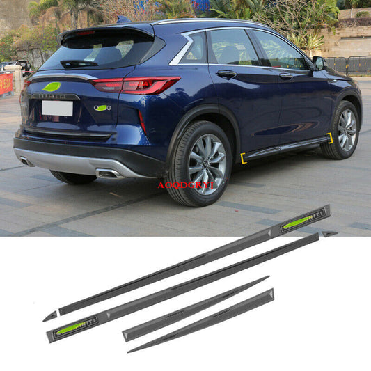 for Infiniti QX50 19-24 Carbon steel Side Door Body Molding Trim Protector Plate