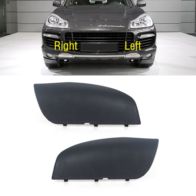 1 Pair for Cayenne 2007-2010 New Front Bumper Plastic Tow Hook Cover v