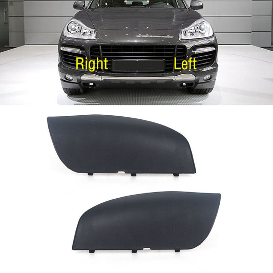 1 Pair for Cayenne 2007-2010 New Front Bumper Plastic Tow Hook Cover v