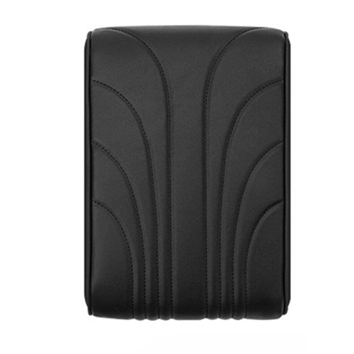 Armrest Cushion Center Console Storage Box Cover Pad PU Leather Car Accessories Q