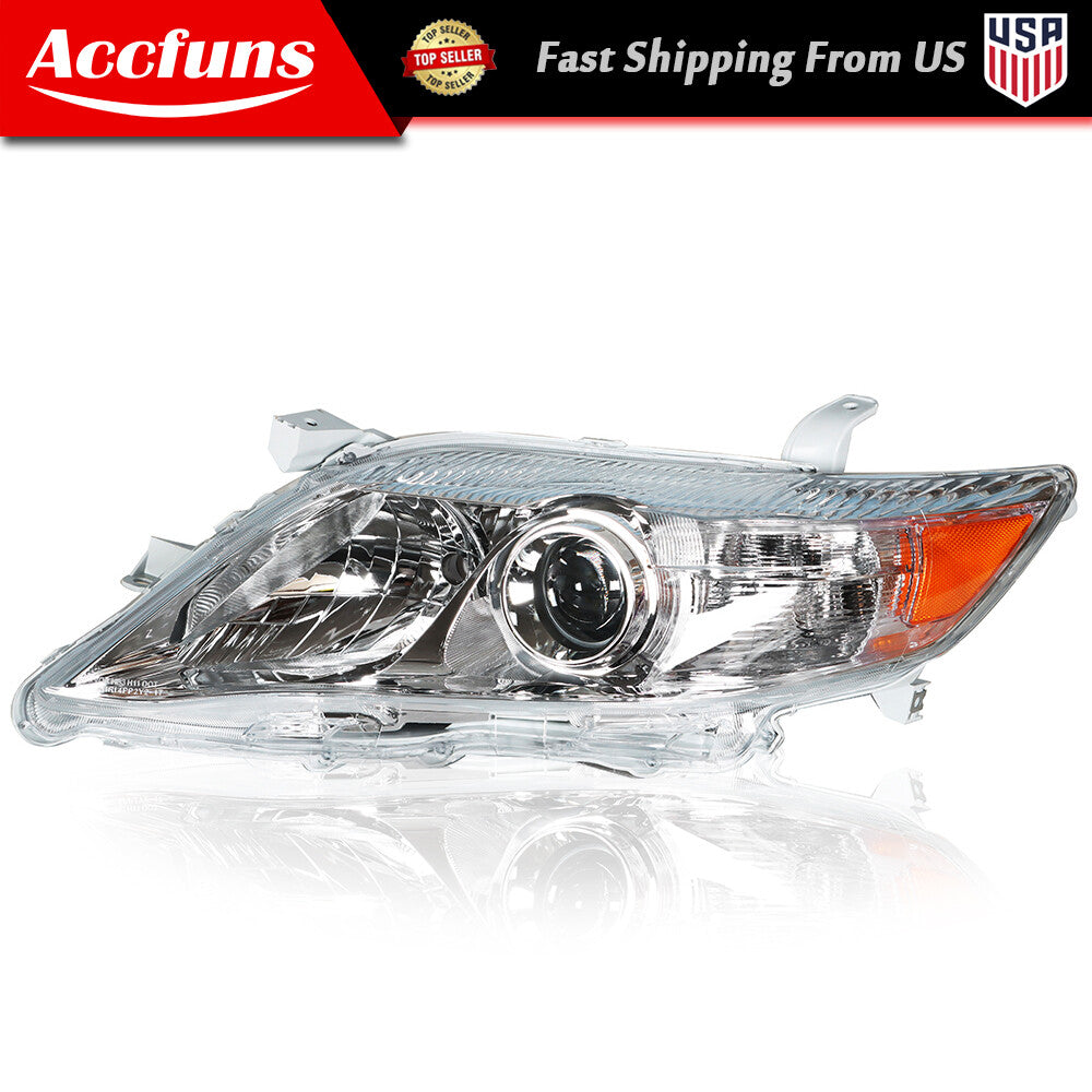 Headlight assembly suitable for 2010-11 for Camry LE XLE LH, transparent side profile. n
