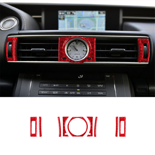 Carbon Fiber Central Cup Panel Trim Interior for Dodge Journey 2009-2010 SXT Red v