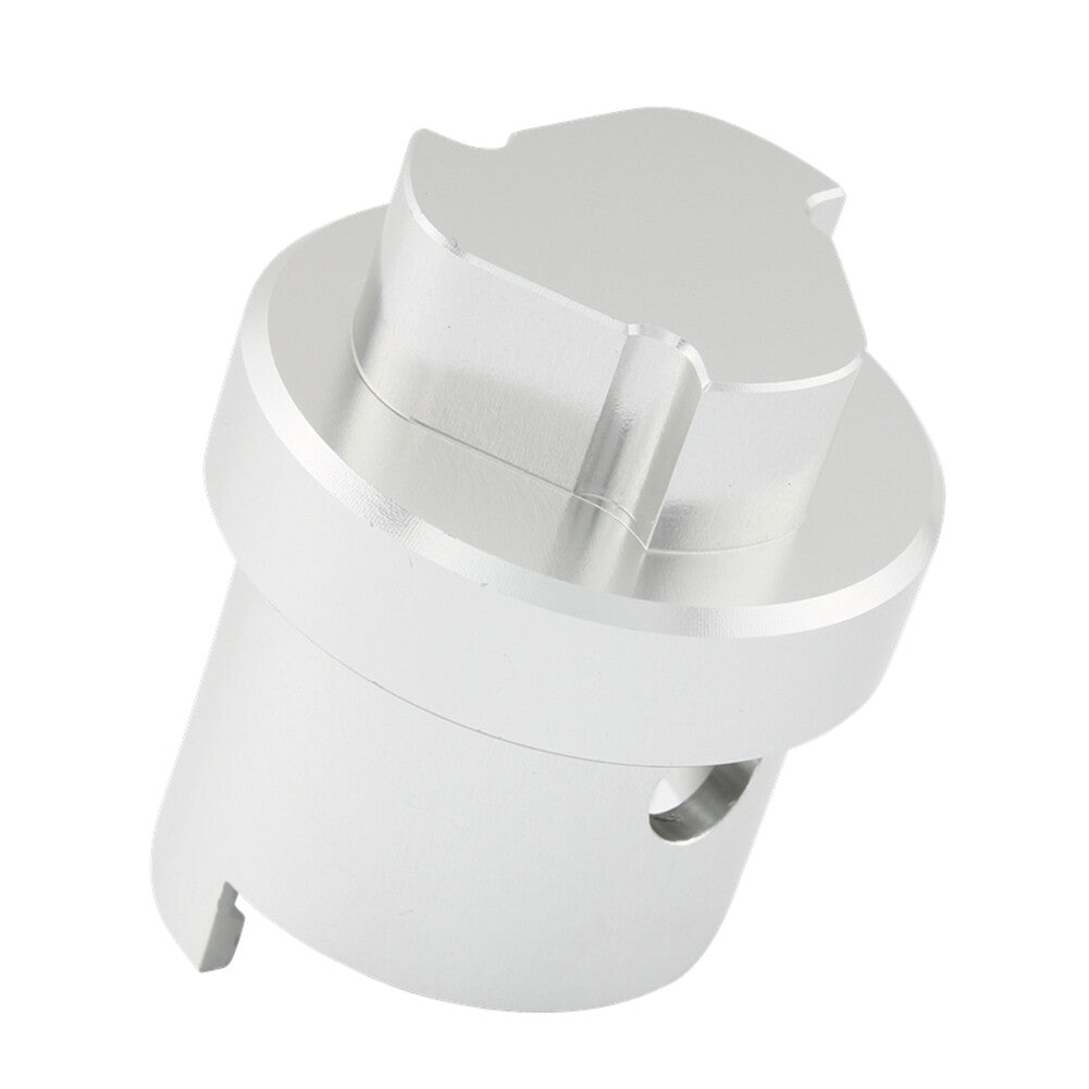 2-in-1 Oil Filler Cap Wrench Coil Pack Removal Tool for BMW R1200GS 1250R Silver