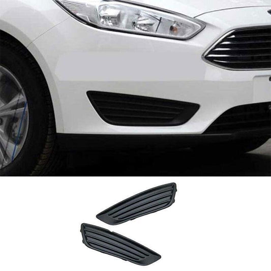 Exterior Front Fog Light Frame Trim 2PCS for Ford Focus 2012-2014 Paint Black