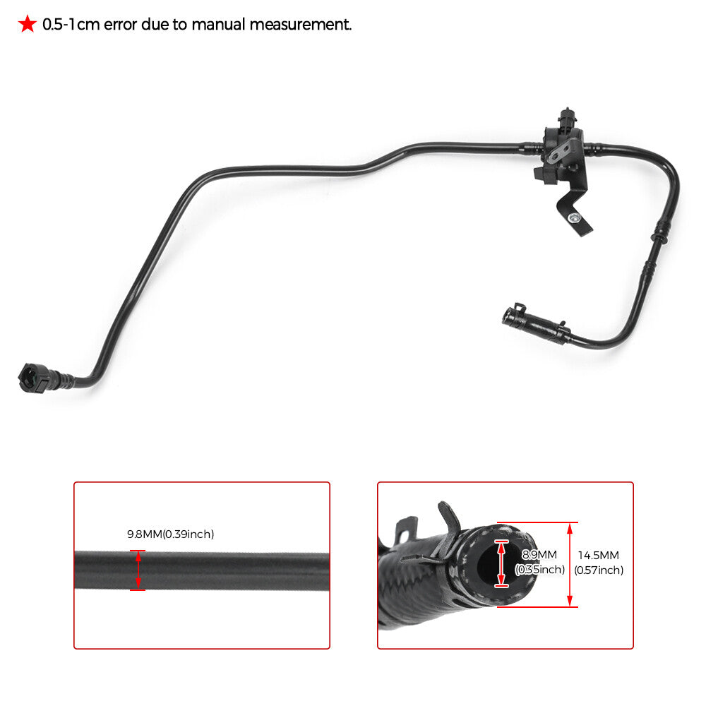 D2BZ9C047F Fuel Line Fuel Evaporative Emissions Line For 14-19 for Ford Fiesta 1.6L