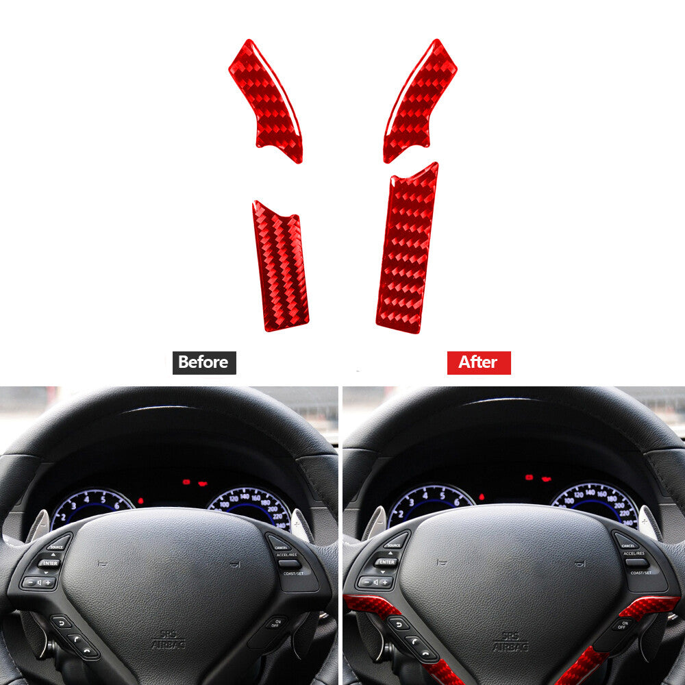 2Pcs Carbon Fiber Door Panel Cover Trim for Land Rover Discovery Sport 2015-2019 v